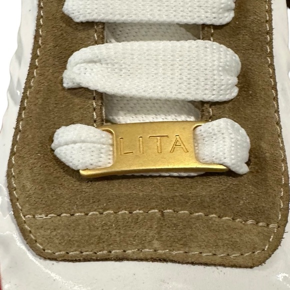 Luxury LITA By Ciara Leather & Suede Sneakers for Women, Size EU 36 / US 5. NEW - Picture 6 of 14